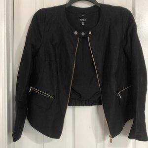 Jones New York Cropped Casual Suit Jacket
